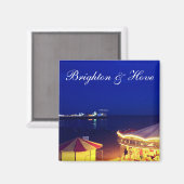 ブライトンとホーブビーチアットナイトタイム マグネット (正面/裏面)