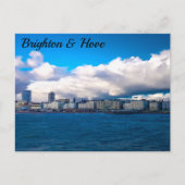 ブライトンとホーヴシーフロントがピアから撮影された ポストカード (正面)