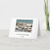 ブライトンのホテルを去る冬 シーズンカード (裏面)