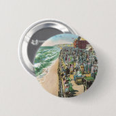 ブライトンの板歩行およびカジノ 缶バッジ (正面&裏面)