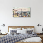 ブライトンの正面にあるチェーン埠頭 キャンバスプリント (インサイチュ (寝室))