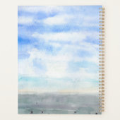 ブライトンの水彩画の海岸絵を描 プランナー手帳 (裏面)