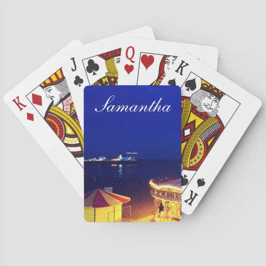 ブライトンアンドホーブビーチアットナイトタイム トランプ (裏面)