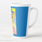 ブライトンアンドホーヴトレイントラベルビーチアートラージ カフェラテマグ (右)