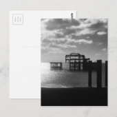 ブライトンウエストピアブラック&ホワイト ポストカード (正面/裏面)