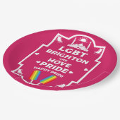 ブライトンゲイプライド ペーパープレート (アングル)