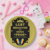 ブライトンゲイプライド ペーパープレート (パーティー)