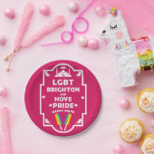 ブライトンゲイプライド ペーパープレート (パーティー)