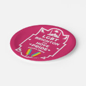 ブライトンゲイプライド ペーパープレート (アングル)