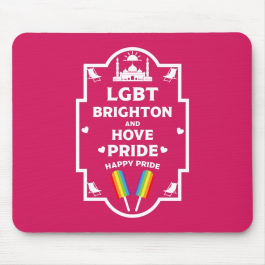 ブライトンゲイプライド マウスパッド (正面)
