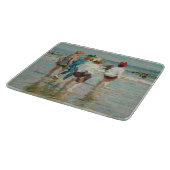 ブライトンビーチの夏の日(by E.H. Potthast) カッティングボード (角)
