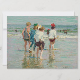 ブライトンビーチの夏の日(by E.H. Potthast) カード