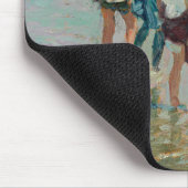 ブライトンビーチの夏の日(by E.H. Potthast) マウスパッド (コーナー)