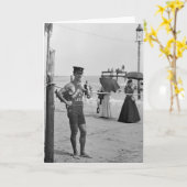 ブライトンビーチライフガード、1900年代初頭 カード (黄色い花)