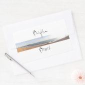 ブライトンビーチ 長方形シール (封筒)