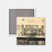 ブライトンピアENGLAND年ノベルティマグネット マグネット (正面/裏面)