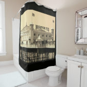 ブライトンピアUKバケーションデスティネーション シャワーカーテン (インサイチュ)