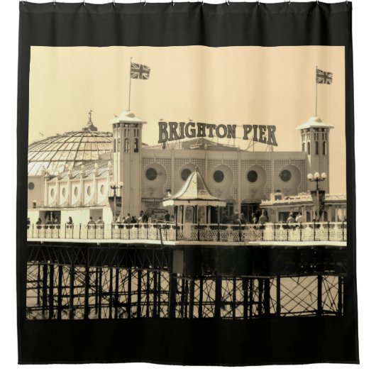 ブライトンピアUKバケーションデスティネーション シャワーカーテン (正面)