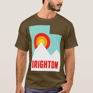 ブライトンユタ州レトロ山脈 Tシャツ
