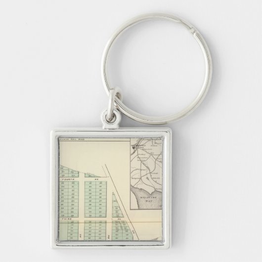 ブライトンランド協会、隣接春レイク キーホルダー (正面)