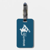 ブライトンリゾートユタスノーボーダー ラゲッジタグ (裏面縦)