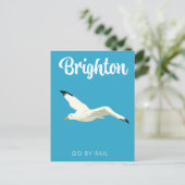 ブライトンヴィンテージ旅行アート ポストカード (スタンド正面)