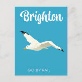 ブライトンヴィンテージ旅行アート ポストカード (正面)