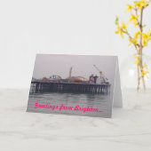 ブライトン挨拶カードからの挨拶 カード (黄色い花)