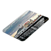 ブライトン桟橋と曇りスカイデジタ絵画ル マグネット (左側)