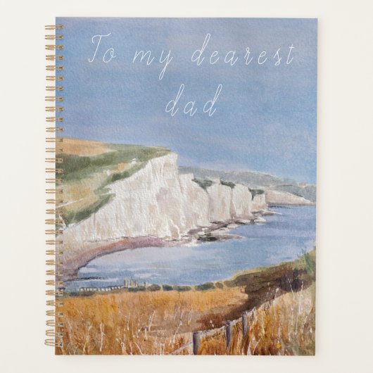 ブライトン近くのセブン・シスターズの崖 プランナー手帳 (正面)