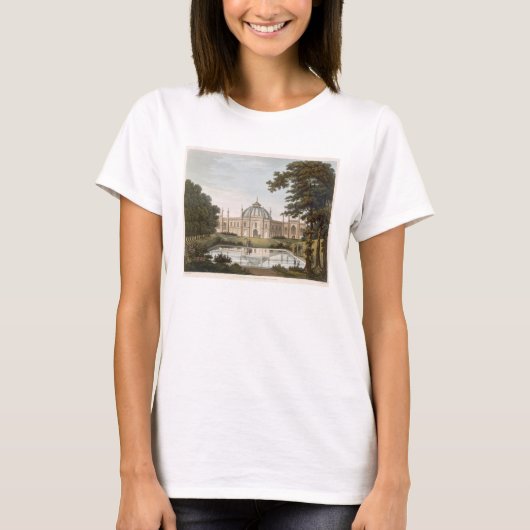 ブライトン館:庭園の提案されたビュー Tシャツ (正面)
