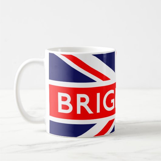 ブライトン:イギリス国旗 コーヒーマグカップ (左)