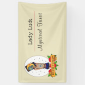 ブライトヴィンテージタロットタトゥービジネスカード 横断幕 (縦)