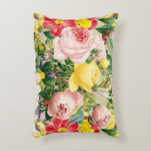 ブライトヴィンテージバラフローラメドレー アクセントクッション (正面(垂直))