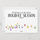 ブライトヴィンテージホリデーライツホリデーカード シーズンカード (裏面)