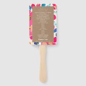 ブライト切り出しインスパイアカード結婚ストック ハンドファン (裏面)