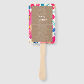 ブライト切り出しインスパイアカード結婚ストック ハンドファン (正面)