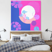 ブライト抽象芸術アート キャンバスプリント (インサイチュ (寝室))