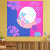 ブライト抽象芸術アート キャンバスプリント (インサイチュ (リビング))