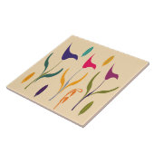 ブライト抽象芸術ウォーターカラーアートカラリリー タイル (側面)