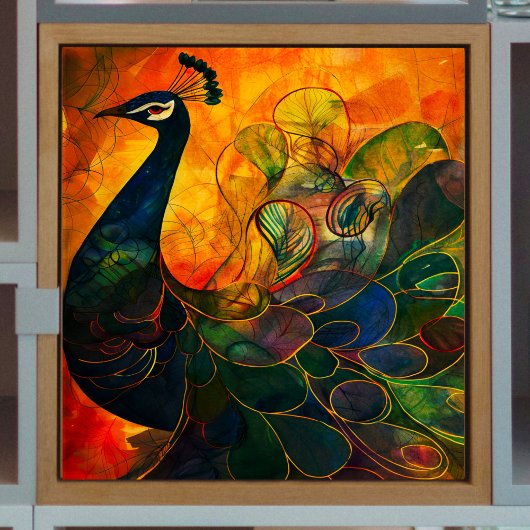 ブライト抽象芸術クジャックデクページ 薄葉紙