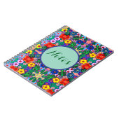 ブライト抽象芸術フラワーアート ノートブック (左側)