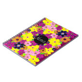 ブライト抽象芸術フラワーアート ノートブック (左側)