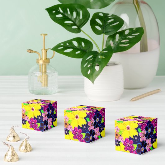 ブライト抽象芸術フラワーアート フェイバーボックス (複数)