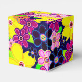 ブライト抽象芸術フラワーアート フェイバーボックス (裏面サイド)