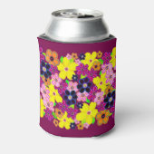 ブライト抽象芸術フラワーアート 缶クーラー (缶裏面)