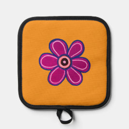 ブライト抽象芸術フラワーアート 鍋敷き