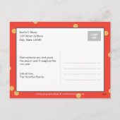 ブライト日編集可能カラーコラージホリデーカード シーズンポストカード (裏面)