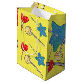 ブライト棒つきキャンデーハートキャンディスウィートスターラブ ミディアムペーパーバッグ (裏面アングル)