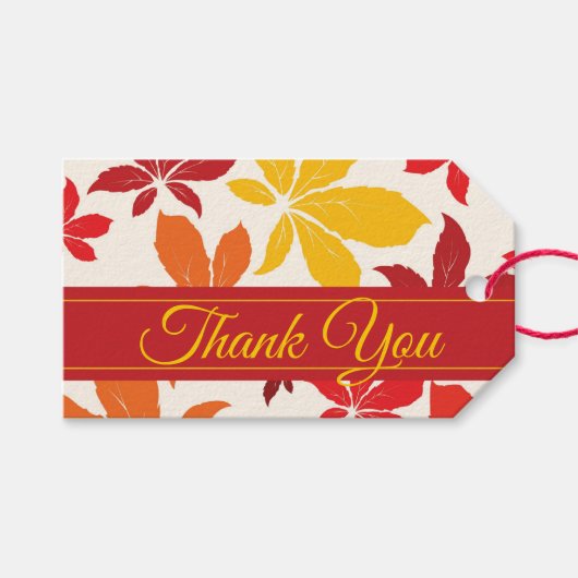 ブライト紅葉結婚式の引き出物ラベル ギフトタグ (正面(横))